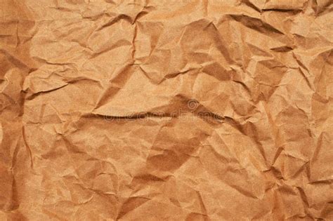 Crumpled Brown Paper Background Stock Photo - Image of brown, blank: 36118076