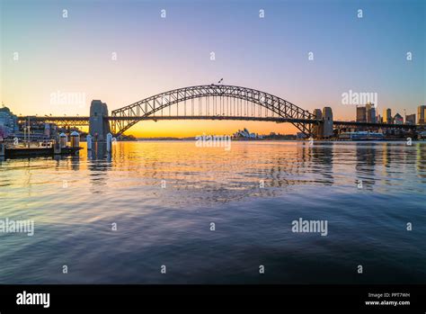 Beautiful Sunrise at Sydney City Skyline Stock Photo - Alamy