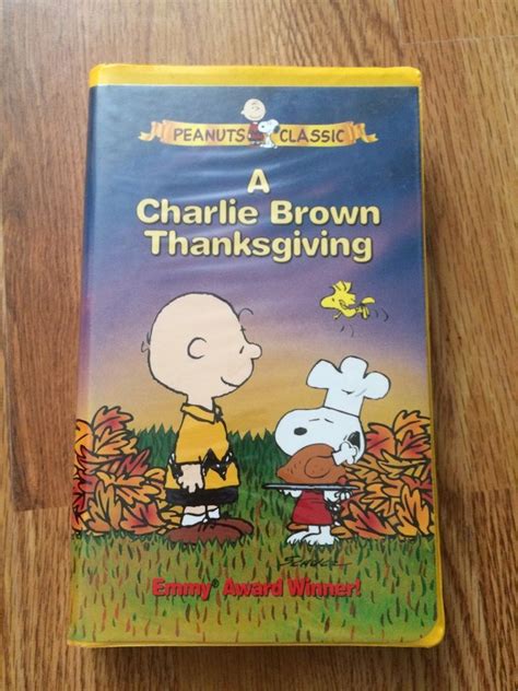 A Charlie Brown Thanksgiving (VHS, 1999, Clamshell) | eBay | Charlie brown thanksgiving, Charlie ...