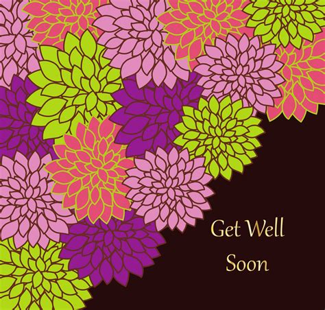 Floral Get Well Card Free Stock Photo - Public Domain Pictures