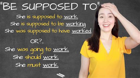 "be supposed to" | Everything you need to know! - Arnel's Everyday English