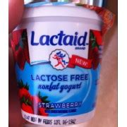 Lactaid Yogurt, Non-Fat, Strawberry: Calories, Nutrition Analysis & More | Fooducate