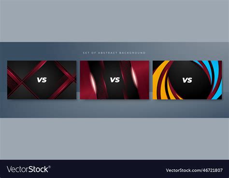 Versus vs background Royalty Free Vector Image