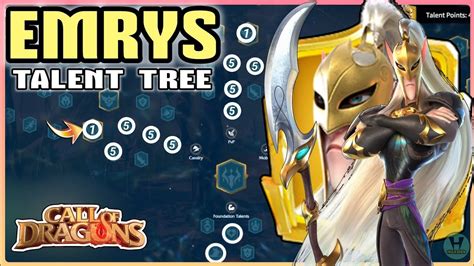 Call of dragons - EMRYS TALENT TREE GUIDE | Pairings Tips & tricks - YouTube