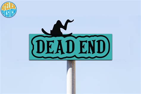 Dead End Street Sign SVG Graphic by Atelier Design · Creative Fabrica