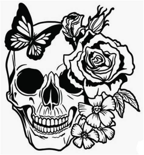 Skull, Cricut, Butterflies svg