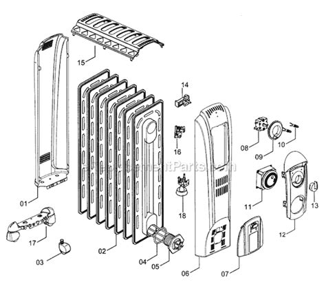 DeLonghi TRD0715T Parts List and Diagram : eReplacementParts.com