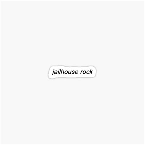 "jailhouse rock elvis presley" Sticker for Sale by livstorm | Redbubble