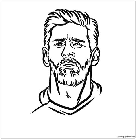 Lionel Messi-image 11 Coloring Page - Free Coloring Pages Online