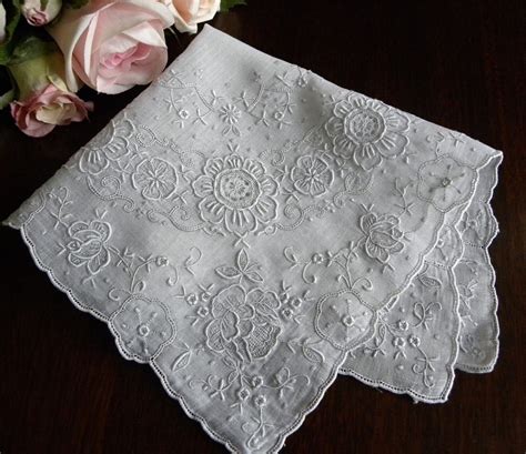 The Pink Rose Cottage: Vintage Bridal Wedding Handkerchiefs