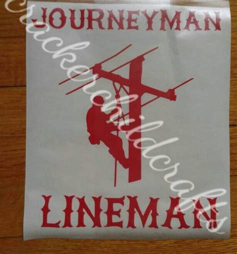 Lineman Decals Power Lineman Linemen-lineman Gifts-line - Etsy