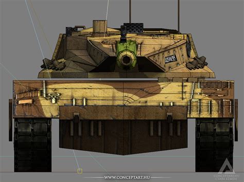 3d model merkava battle tank