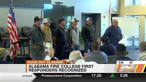 Alabama Fire College first responders recognized - YouTube