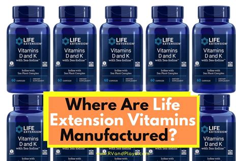 Where Are Life Extension Vitamins Manufactured (The Truth!)