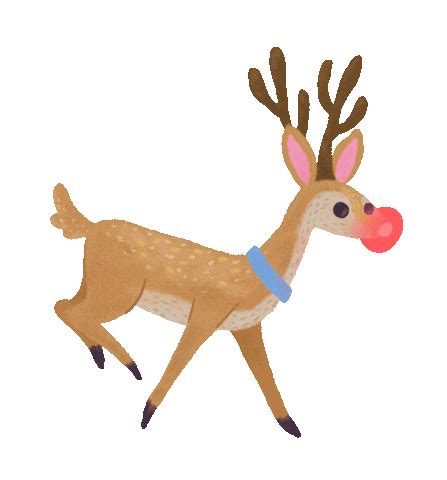 Christmas Reindeer Running Doodle - Custom Doodle for Google