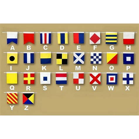 Handcrafted Model Ships Nautical-Flag-All Set Of 26 - Decorative Cloth ...