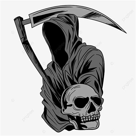 Grim Reaper Hd Transparent, Grim Reaper, The First Clip Art, Head, Halloween PNG Image For Free ...