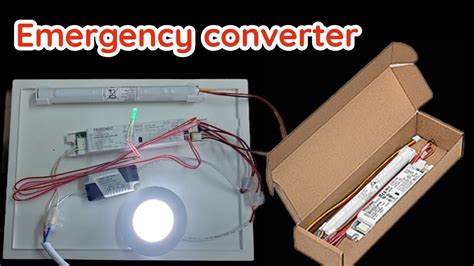 How to connect emergency light Tridonic EM converterLED BASIC 202A MH ...