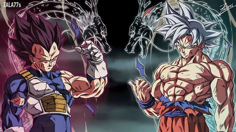 Goku Ultra Instinct vs Vegeta Ultra Ego, dans cette animation Dragon ...