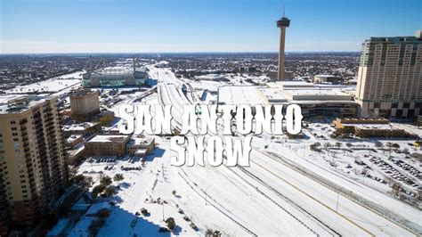 San Antonio, Texas | Winter Snow Drone Footage - February, 15 2021 ...