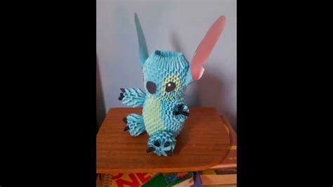 Lilo Stitch ORIGAMI 3D - YouTube