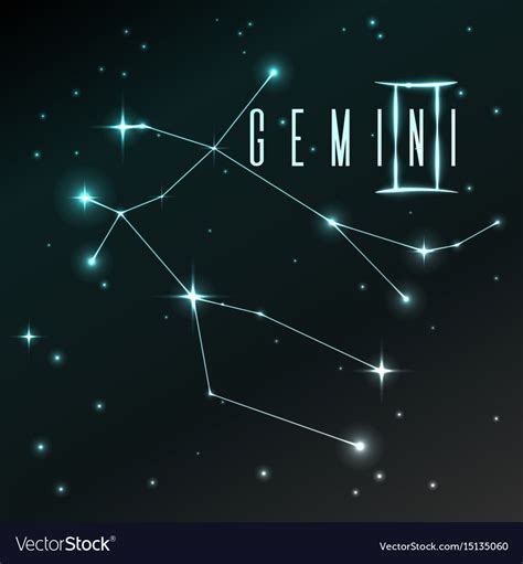 Air symbol of gemini zodiac sign horoscope Vector Image