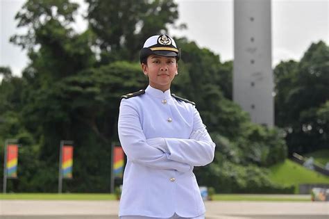 Singapore’s first female Malay naval officer among 407 officer cadets commissioned | The Straits ...