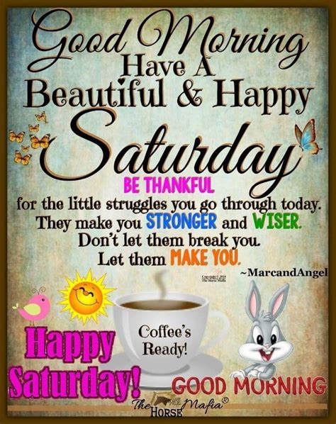 Happy Saturday Morning Quotes - ShortQuotes.cc