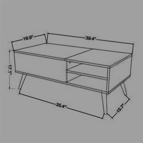 Jadel Lift Top Extendable 4 Legs 1 Coffee Table with Storage - Barwefurniture.com