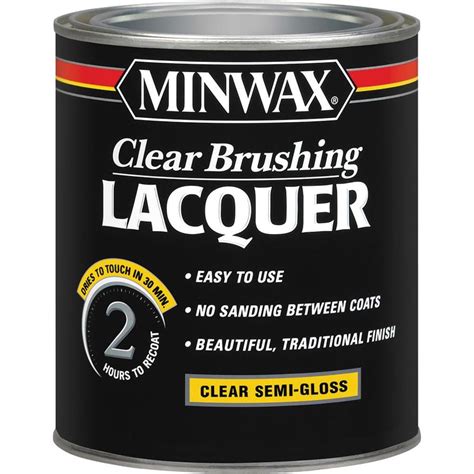 Minwax 32-fl oz Semi-Gloss Oil-Based Lacquer at Lowes.com