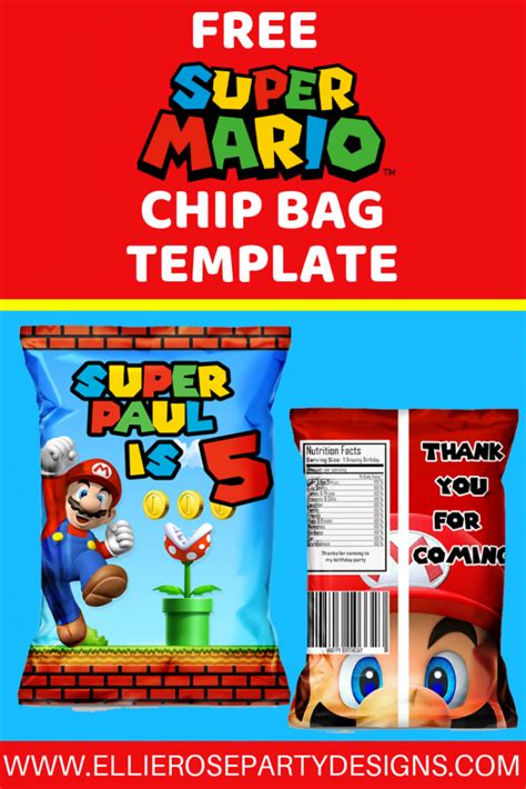 Printable Chip Bags