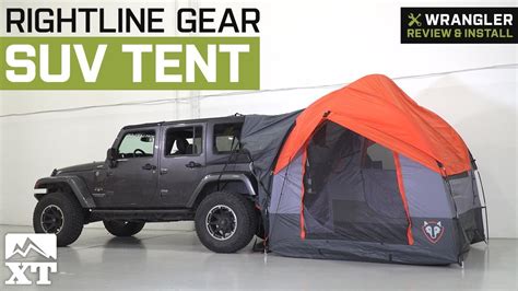 Jeep Wrangler Rightline Gear SUV Tent (1987-2018 YJ, TJ, JK & JL) Review & Install - Camping Alert