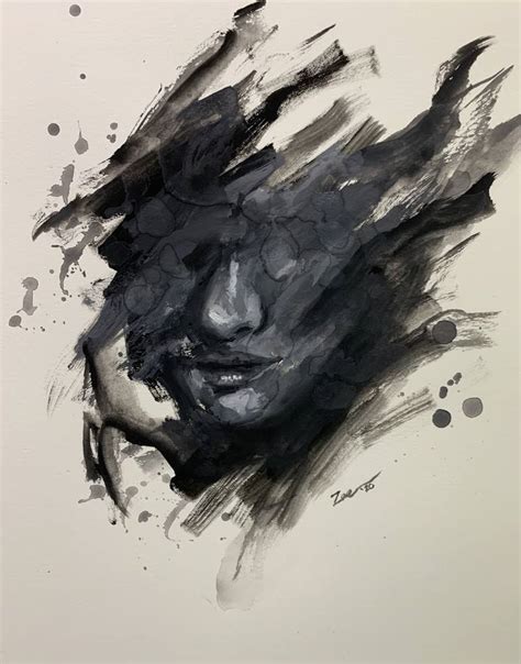 Emotionless 0.3 Painting by Zoe Wu | Saatchi Art