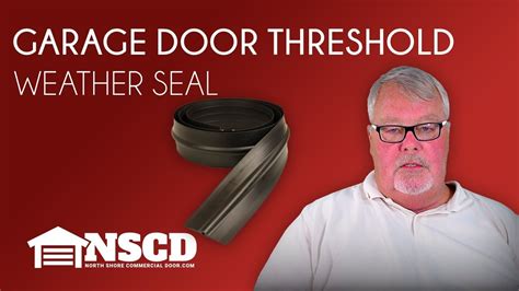 Garage Door Threshold Seal - YouTube