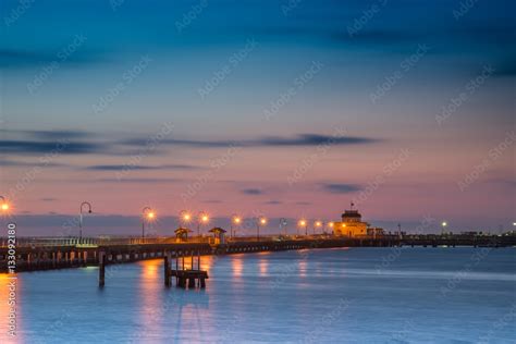 Sunset at St Kilda Stock Photo | Adobe Stock