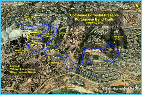 Portuguese Bend Reserve Map - TravelsMaps.Com