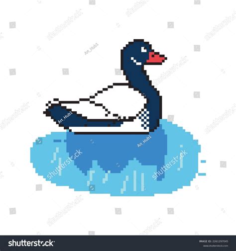 8bit Pixels Art Duck Vector Duck Stock Vector (Royalty Free) 2261297045 ...