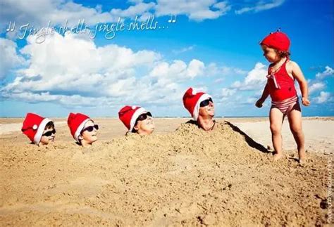 Christmas on the Beach -28 Crazy Cute Christmas Photo Card Ideas ...