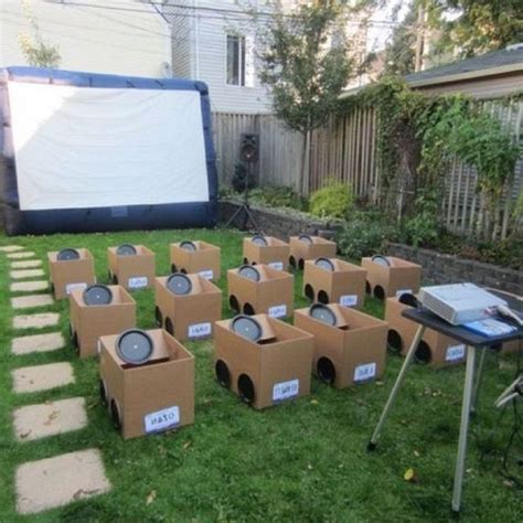 20+ Amazing Outdoor Movie Theater Decorating Ideas For Backyard #backyardlandscaping #backyardpl ...