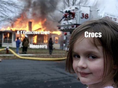 Crocs During K-T Extinction Event : r/PrehistoricMemes