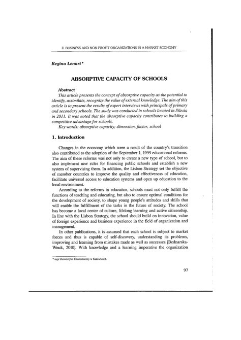 (PDF) Absorptive capacity of schools