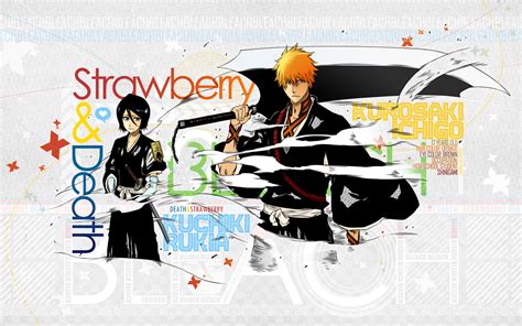 Bleach HD Wallpaper: Ichigo & Rukia's Shinigami Showdown by Yamaro