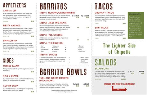 Chipotle Menu Reimagined :: Behance