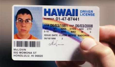 McLovin SUPERBAD Carta d'identità in plastica Film | Etsy Italia