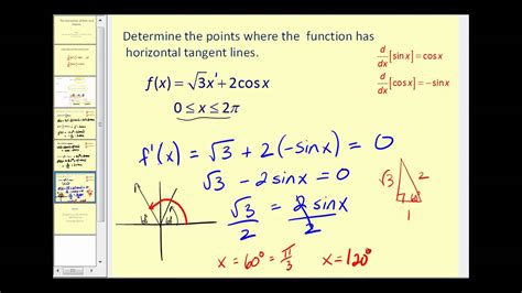 The Derivative of Sine and Cosine - YouTube