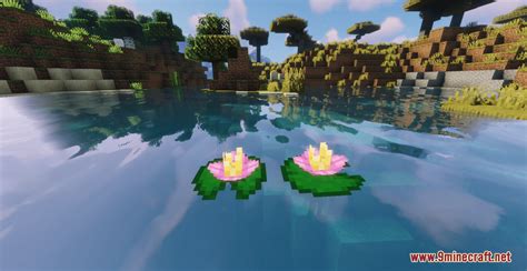 Lotus Flower Resource Pack (1.20.6, 1.20.1) - Texture Pack - 9Minecraft.Net