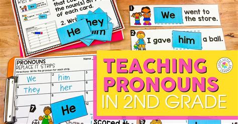 Teaching Pronouns in 2nd Grade - Lucky Little Learners - Worksheets Library