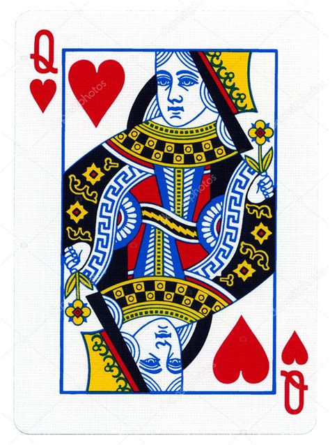 Jeux de cartes - Dame de coeur — Photographie eldadcarin © #22389279