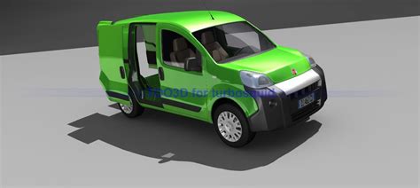 3d Model Fiat Fiorino Interior