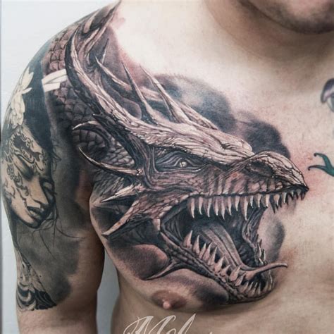 165+ Dragon Tattoo Designs For Women (2020) Arms, Shoulder, Chest | Tattoo Ideas 2020